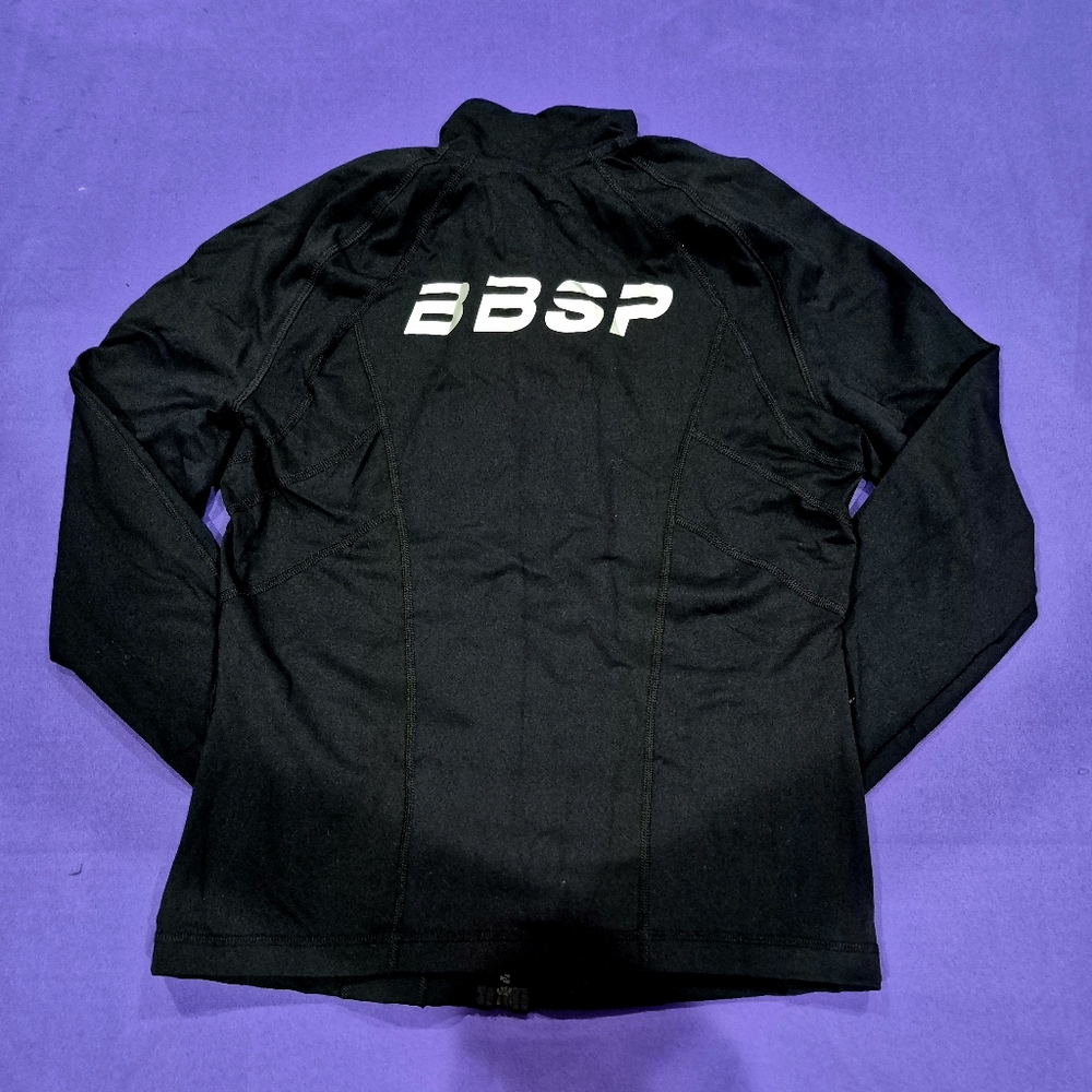 *NWT* Bebe Sport Crystals Logo Black Full Zip Jacket - Medium
